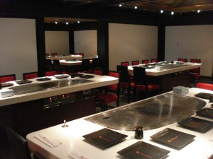 Hibachi-embedded Dining Tables
