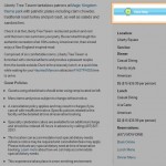 Map Section of Disney Restaurant Web Pages