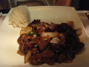 Canton Pepper Beef with Rice