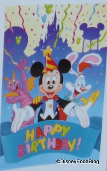 Disney's Standard Birthday Card