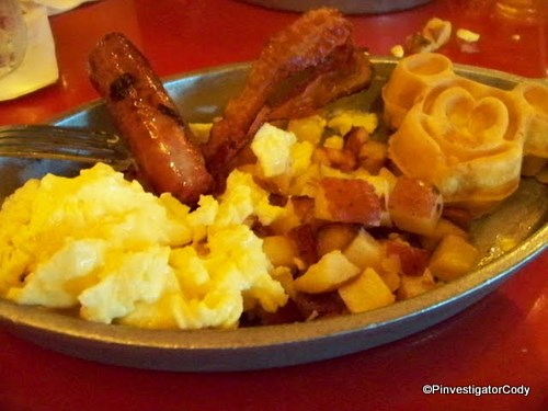 Plate With Mickey Waffle