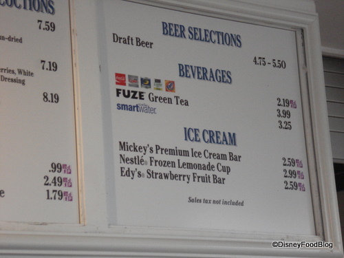 Beer, Beverages, and Ice Cream