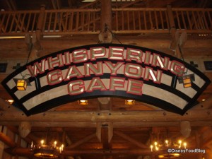 Mosey On Down to the Whispering Canyon Cafe