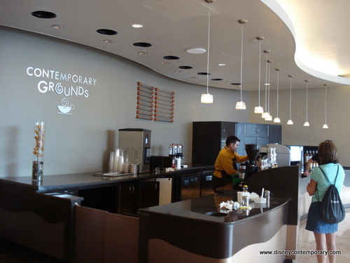 Ordering and Serving Area at Contemporary Grounds Coffee Bar