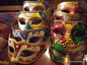 Masks in Epcot's Italy