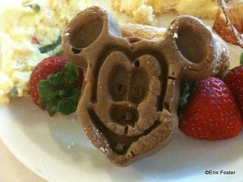 choc mickey waffle