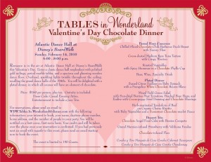 Valentine's Day Tables in Wonderland Dinner