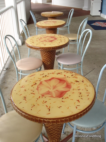 Ice Cream Cone Tables