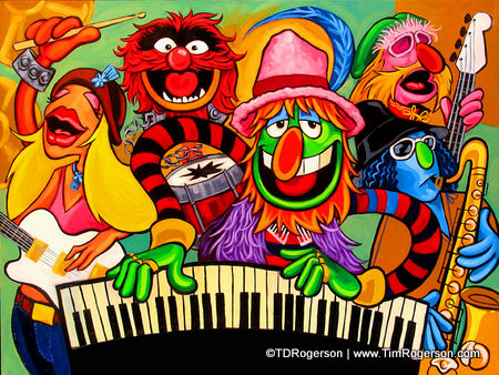 Titled: Electric Mayhem -- From the Disney Fine Art Collection