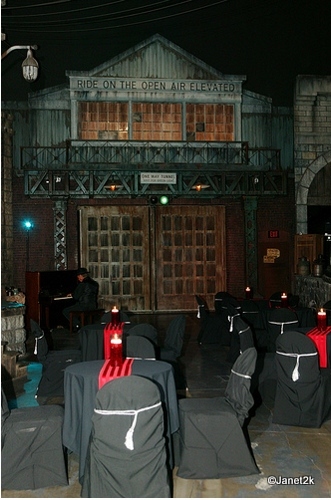 Tables in the Gangster Set