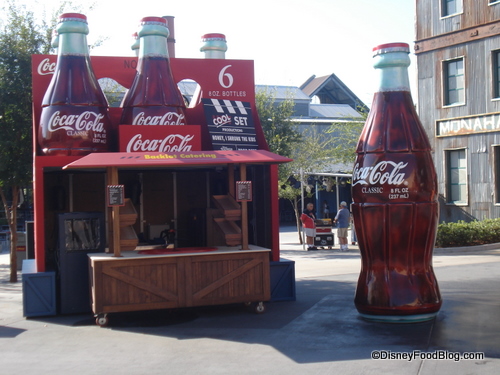 coke bottles in disney's hollywood studios
