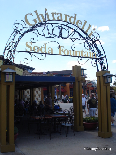 Ghirardelli Soda Fountain Downtown Disney