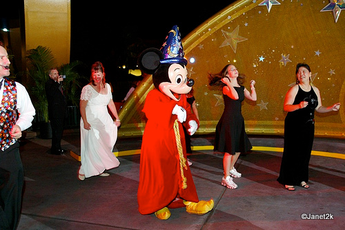 Sorcerer Mickey Leads the Dance