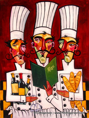 Titled: Tres Chefs -- From the Night Out Collection