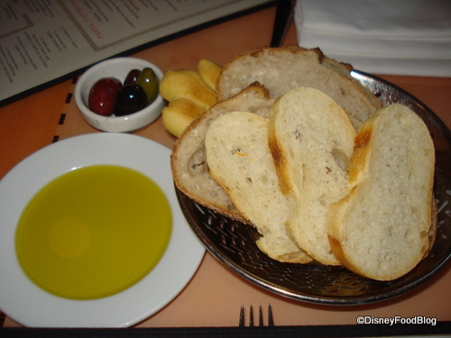 Bread, Olives, and Olive Oil