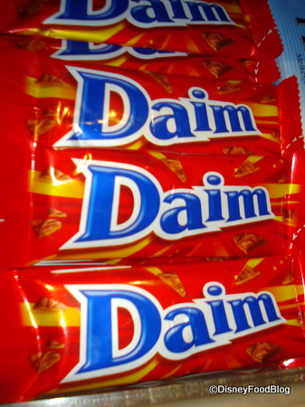 Daim candy bars in epcot