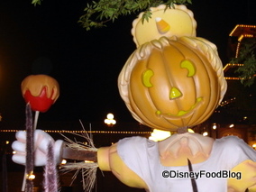 Disney Halloween Decor...Featuring Caramel Apples