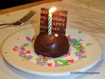 Chocolate Mousse Birthday Dessert