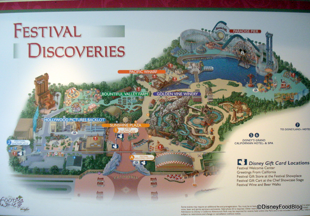 disneyland california map 2010. Disney#39;s California Food