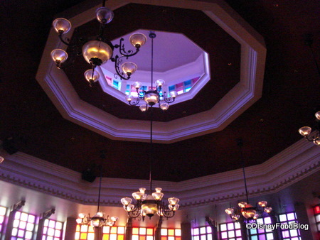 Stained Glass Trimmed Cupola