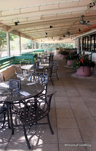 Outdoor Seating at the Turf Club