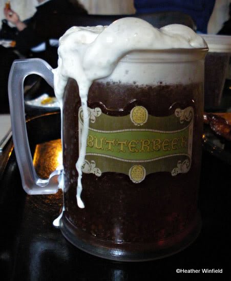 Butterbeer at Three Broomsticks