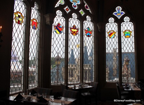 Dining Room Windows at Cinderella's Royal Table