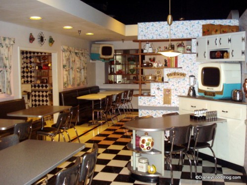 One of the 50s Prime Time Cafe Dining Rooms