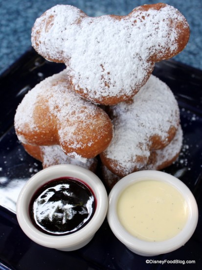 Mickey Beignets with Sauces