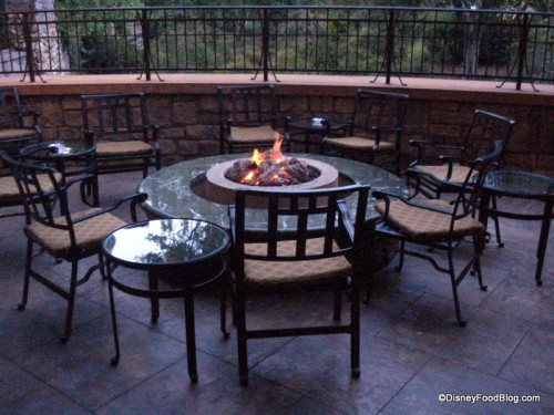 Napa Rose Outdoor Lounge Area