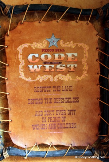Pecos Bill's Code of the West