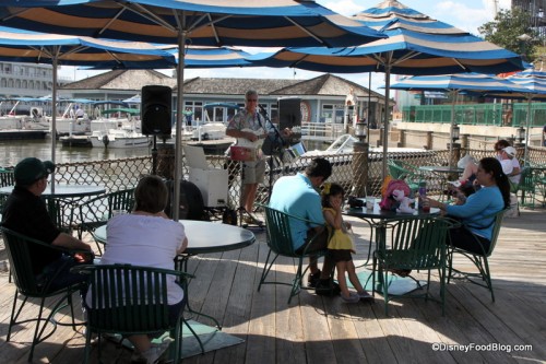 Seating and Live Music at the Old Spot