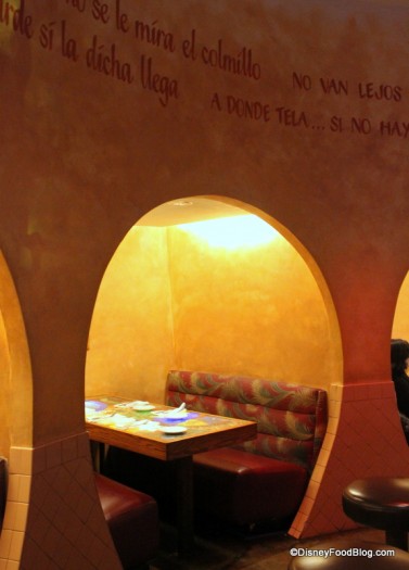Quiet Alcove Seating Near the Bar