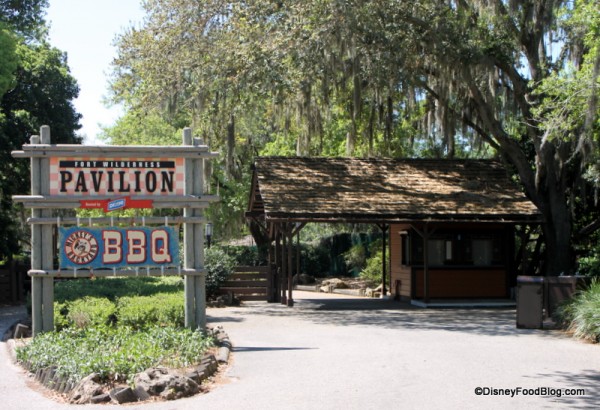 Fort Wilderness Mickey's Backyard BBQ Pavilion Entrance