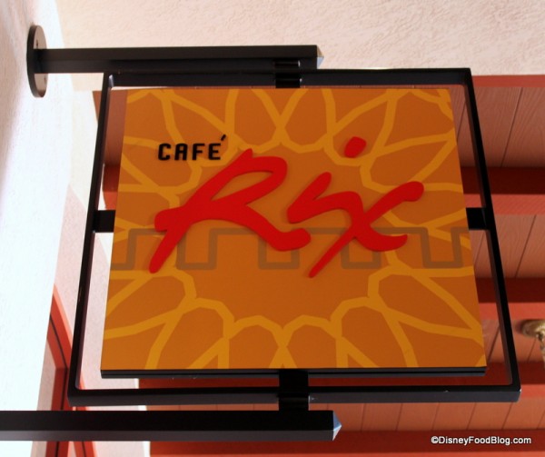 Cafe Rix Sign