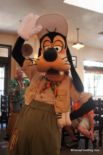 Goofy Strikes at Pose at Tusker House in Disney's Animal Kingdom