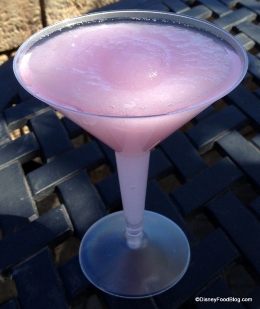La Vie en Rose Frozen Slush (Grey Goose Vodka Orange, St. Germain liquor with White and Red Cranberry Juice)