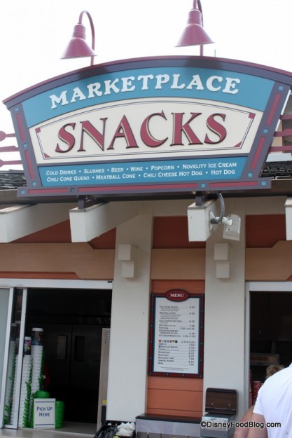Marketplace Snacks in Walt Disney World's Downtown Disney