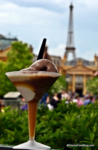 Ice Cream Martini from L'Artisan des Glaces in Epcot's France Pavilion