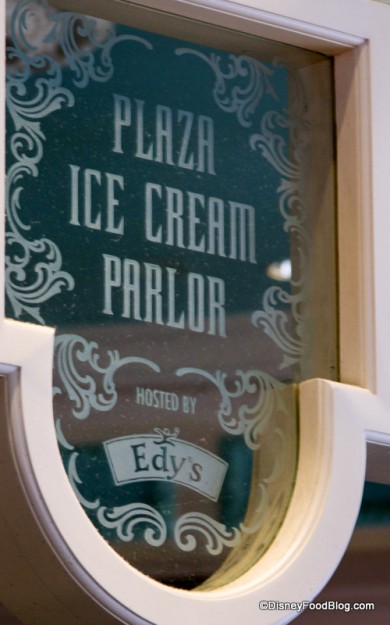 Plaza Ice Cream Parlor Sign