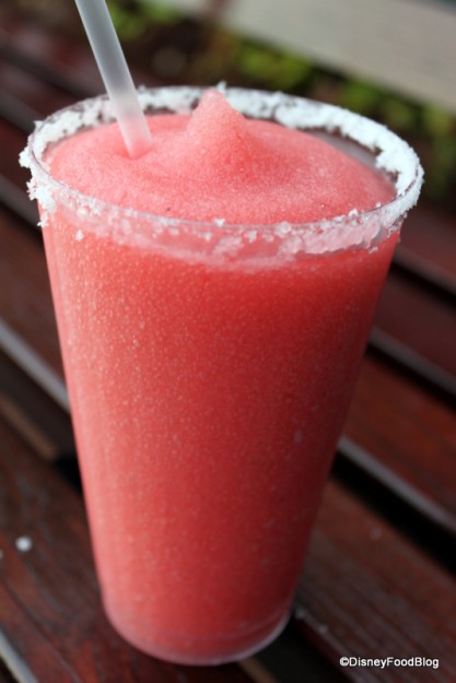 Strawberry Frozen Margarita from Mexico's Margarita Stand