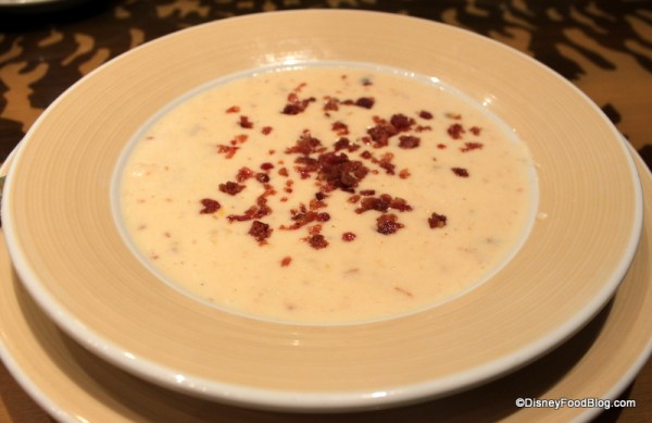Storyteller's Cafe Corn Chowder -- as served in the restaurant