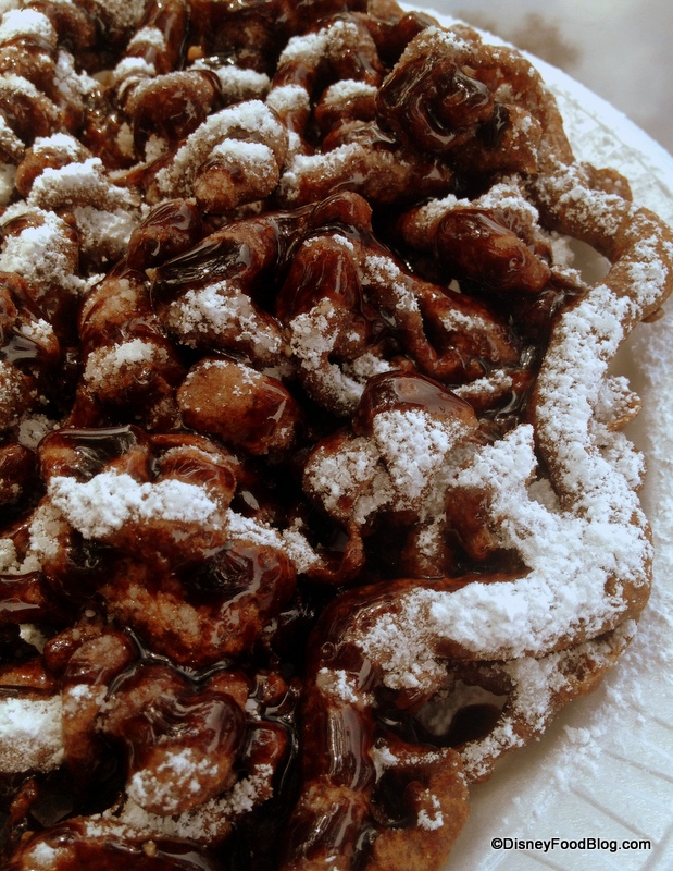 New! Double Chocolate Funnel Cake at Epcotâ€™s America Pavilion