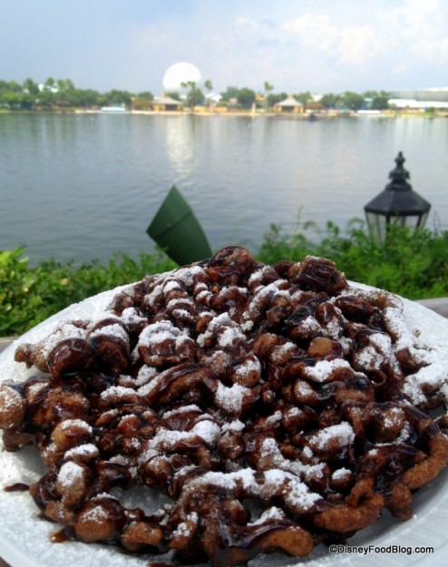 Double Chocolate Funnel Cake in Epcot
