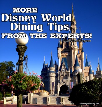 disney dining tips