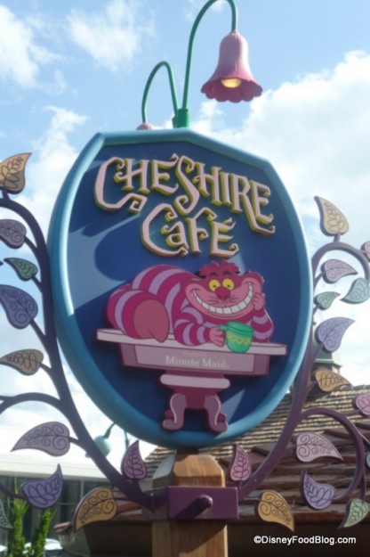 Cheshire Cafe Sign