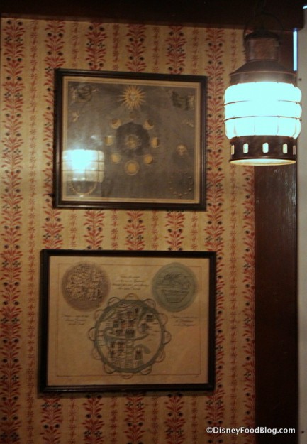 Columbia Harbour House Maps and Hidden Mickey