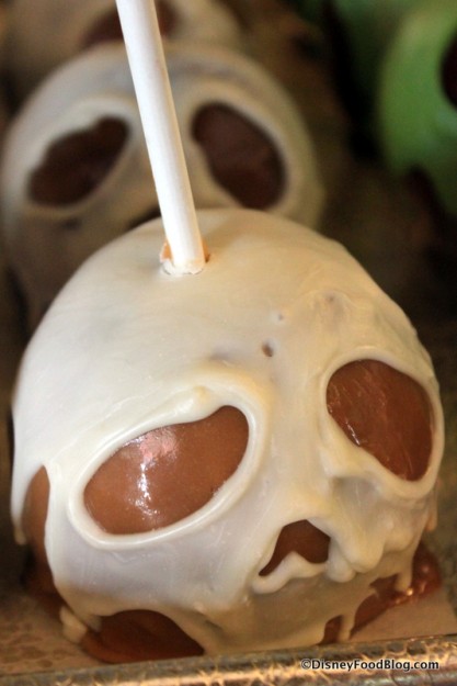 Skull Chocolate Covered Caramel Appl