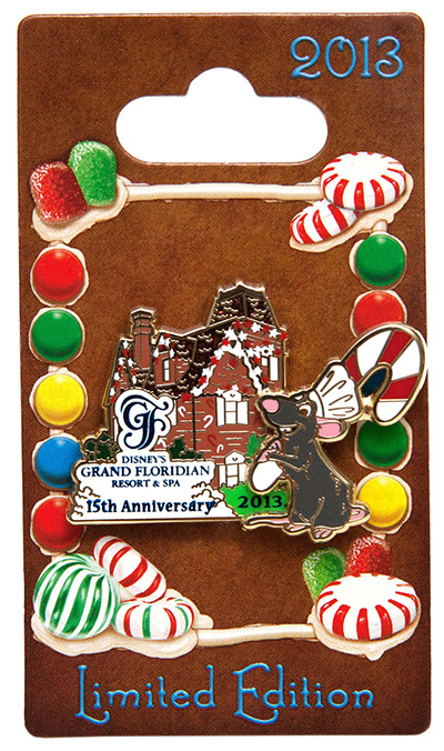 Details about   2015 Disney LE Pin WDW Holiday Mitten Resort Grand Floridian & SPA Peter Pan 