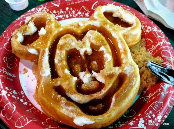 Mickey Waffle for breakfast